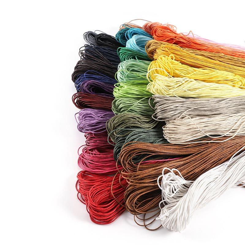 Handmade Diy Wire Jewelry Accessories 1mm Taiwan Wax Cord 3-strand Waxed Thread - Can Be Soldered