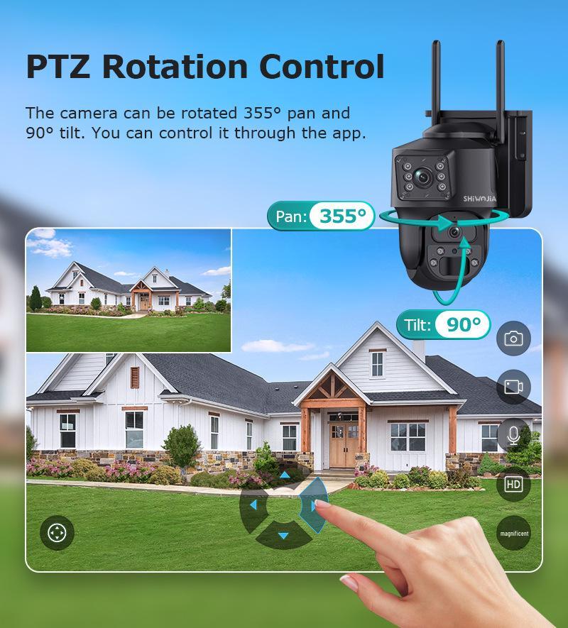 AOV Solar 4G Low-Power Camera with 24/7 Full-Color Night Vision & Extended Recording