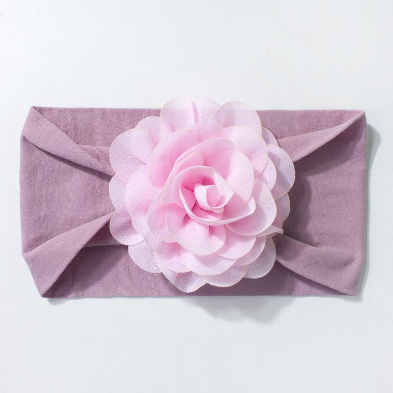 New Baby Cute Sticky Flower Headband, Comfortable and Soft Boys and Girls Hair Accessories, Fontanelle Baby Headband