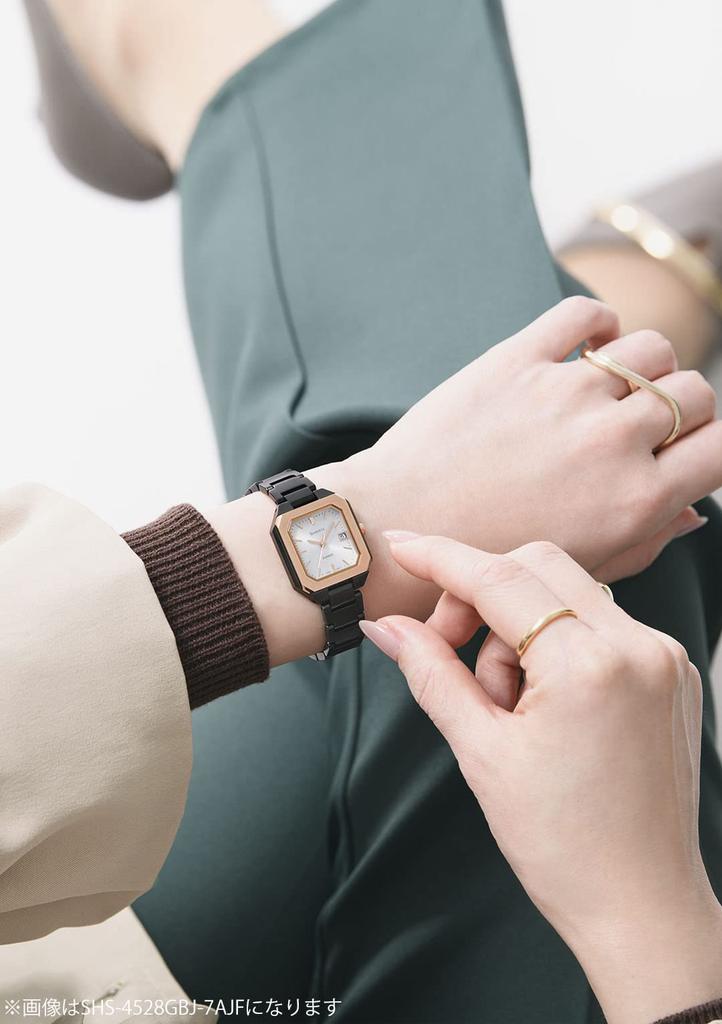 Casio Scene Solar Watch Silver SHS-4528J-7AJF Women's