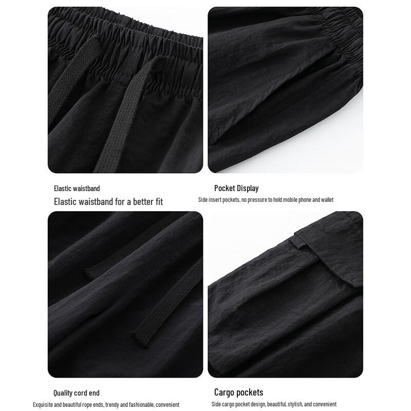 Men's Ice Silk Cooling Cargo Shorts