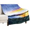 Colorado Sunset Throw Blanket Flannels Soft Beds Cosplay Anime Fashion Sofas Blankets