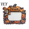 Cute Theme Picture Frame Halloween Photo Frame, Wooden Desktop Holder for Spooky Party Decoration Supplies And Festive Home Decor, Vintage Tabletop