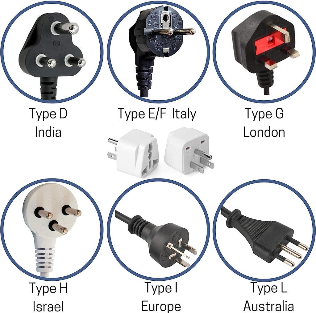 Conversion plug for overseas travel Power conversion plug B Outlet conversion adapter Power shape conversion Converter Power conversion adapter Outlet
