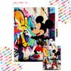Diamond Painting Handmade Diy Mosaic Mickey Mouse Graffiti Street Art Rhinestone Kit Home Decoration Gift
