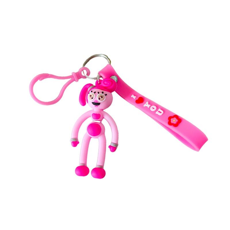 Playtime Mom Poppy Dad Keychain Threedimensional Doll Pendant Keychain Couple