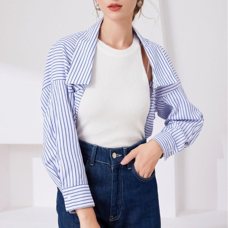 Women's Long Sleeved Shirt Detachable Collar Black Mesh Neckwear Fake Collar Half Shirt Blouse Tops Style False Collar