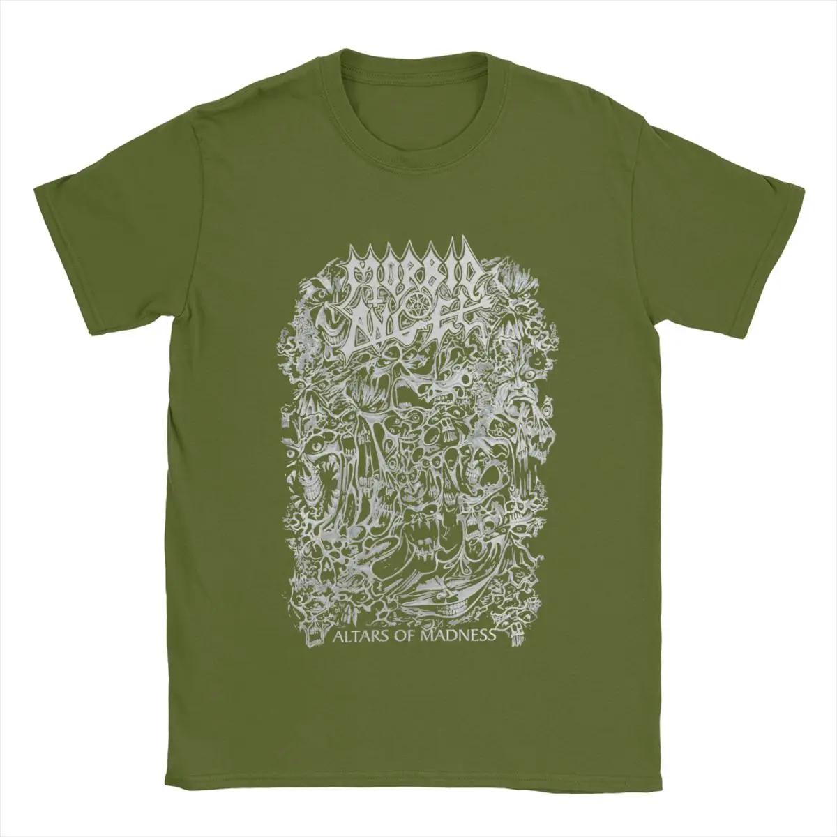

Модные футболки Morbid Angel Altars Of Madness для мужчин с круглым воротом, 100% хлопок, футболка с коротким рукавом, одежда больших размеров 3XL