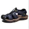 Summer Genuine Leather Sport Sandals Men Trekking Hiking Climbing Casual Sneakers Male Outdoor Soft Roman Wading Beach Shoes