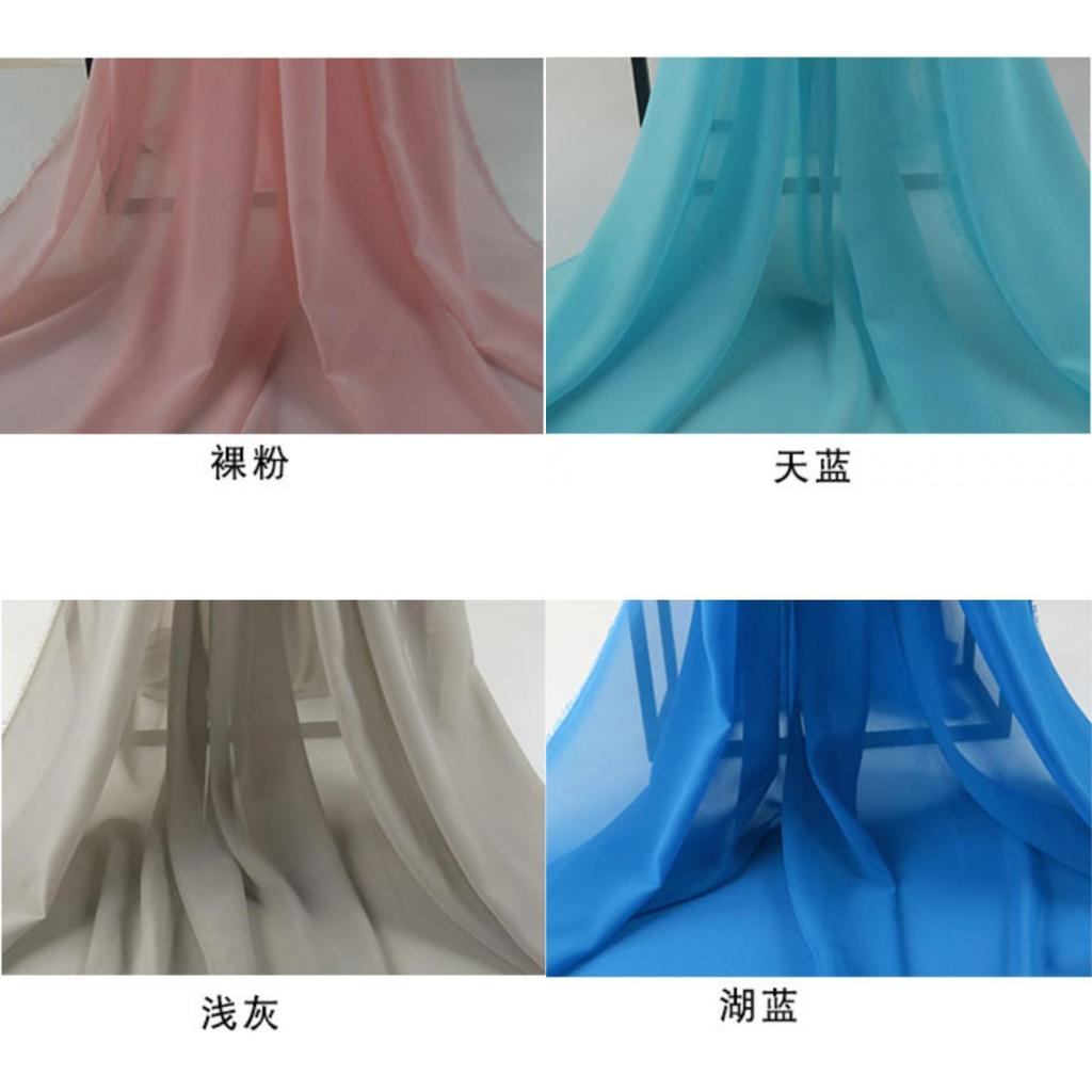 Sciarpa di Chiffon da Donna Elegante Mantellina Parasole con Manica Corta per Matrimoni e Abbigliamento Estivo