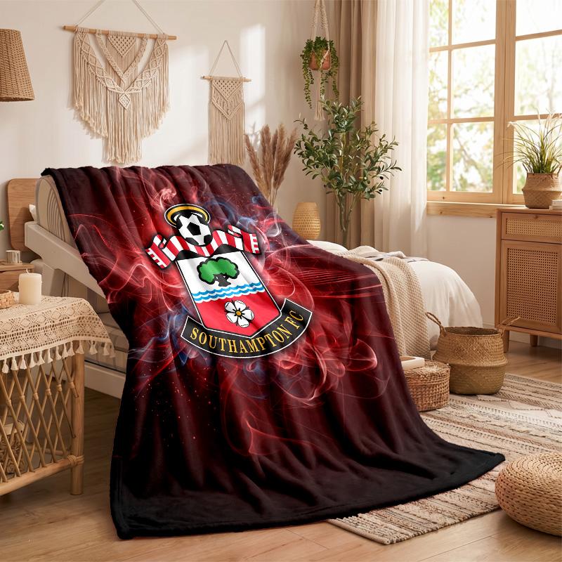 Coperta in Pile a Tema Southampton Morbida e Accogliente Coperta in Peluche per Camera da Letto Divano Viaggio