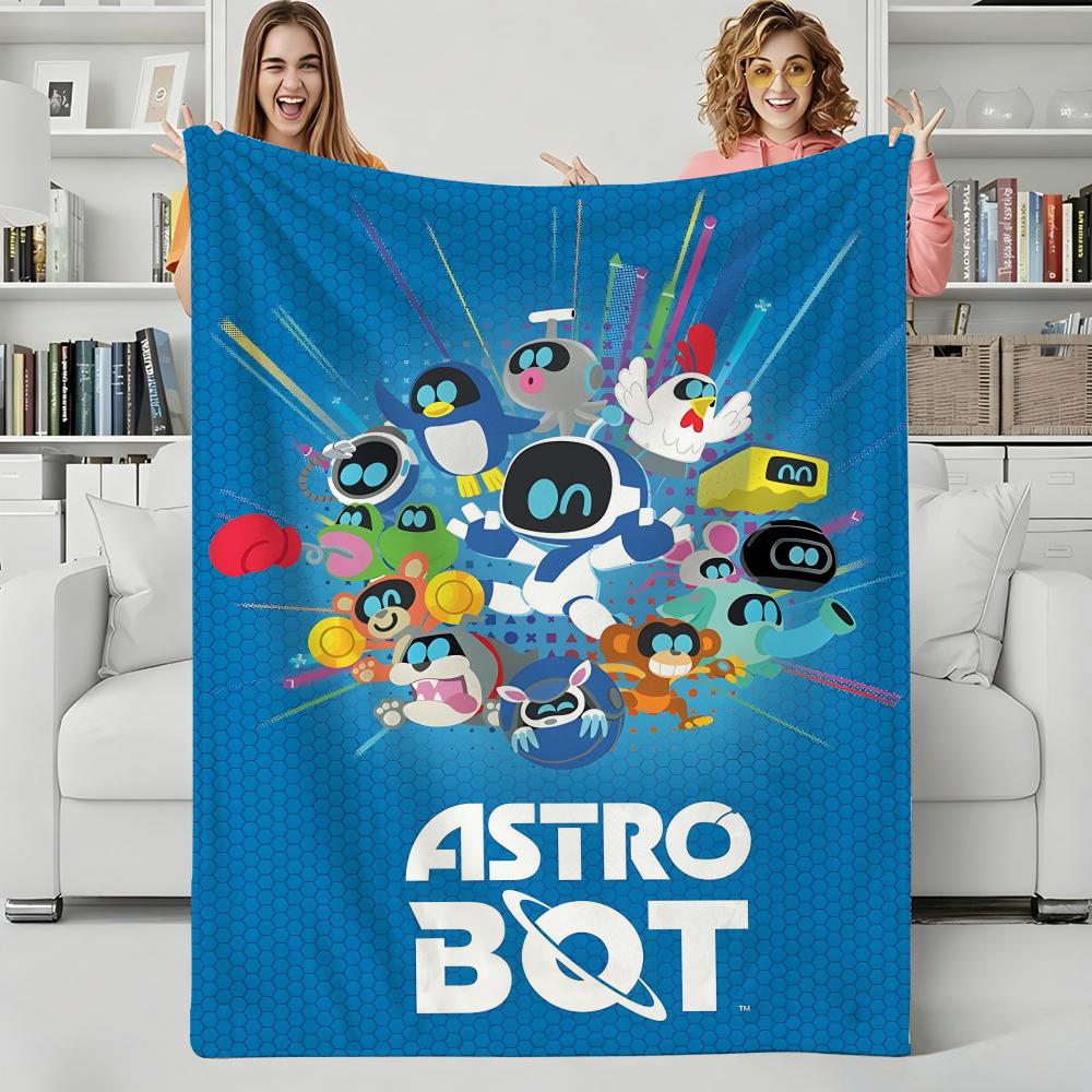 Spielzeug C-cute Roboter Werfen Flanelldecke Perfekt für Sofa Büro Bett Reise Schlafen Lesen Entspannen Camping Ganzjahresgebrauch