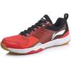 Li Ning Non Slip Lightweight Low Top Badminton Shoes Unisex Red AYTP005-2