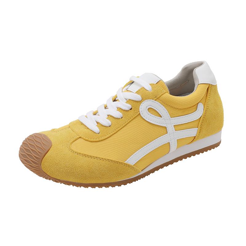 

Spring new super fire Yang Mi with the same inner height increase retro Forrest Gump training shoes women s platform sports large size casual shoes 43 жовтий