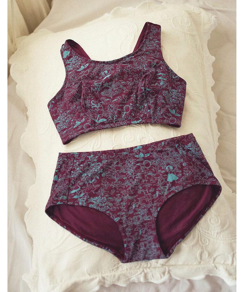 Tsumori Chisato SLEEP CHISATO Wireless Sleep and Supports Your Bust While You UBX525 EN M (TSUMORI SLEEP) Bra, "Princess C" Series, Thin, Stretchy,