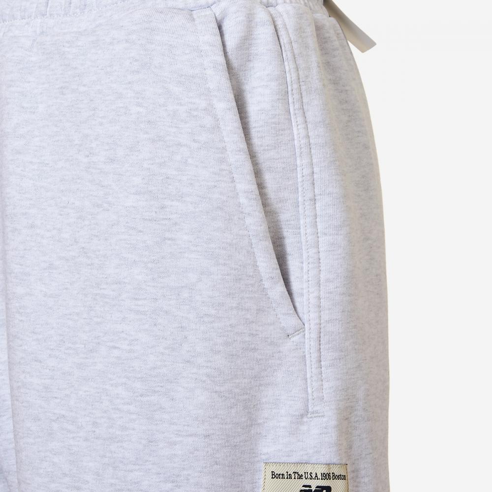 New Balance Uni Nbsc Fleece Wide Pants Nbmld41823   16  Light Gray
