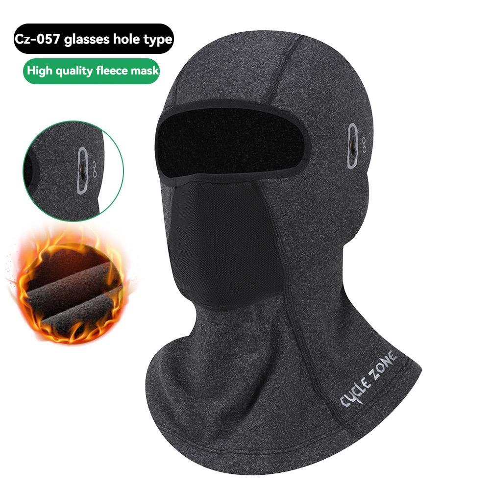 Winter Thermal Full Face Mask Windproof Fleece Balaclava Cap Warm Dustproof Motorcycle Riding Ski Cycling Face Cover