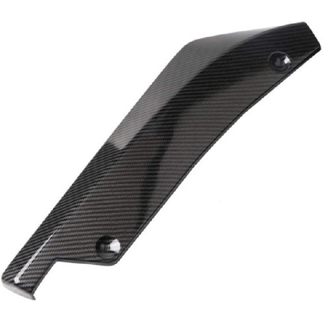 2Pcs Car Universal Rear Bumper Lip Diffuser Splitter Canard Protector Universal Front Bumper Lip Body Kit Front Bumper Side Skirt Spoiler Splitter