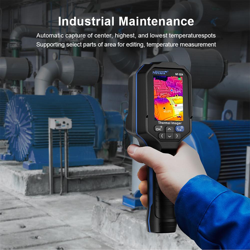 NOYAFA NF-524 Wärmebildkamera Infrarot-Wärmebildkamera für Wasserrohrleck und Strom Elektrik 120*90 Handheld-Infrarot-Wärmebildkamera