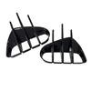 For 2018-2023 Kia Stinger Gloss Black Front Fender Side Vent Cover Garnish Trim
