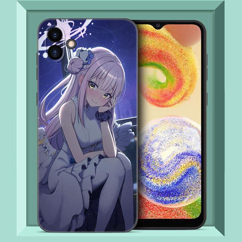 Blue Archive Game Phone Case For Samsung Galaxy A01 A03 Core A04 E A02 A05 A10 A20 A21 A30 A50 S A6 A8 Plus A7 2018 Black Cover