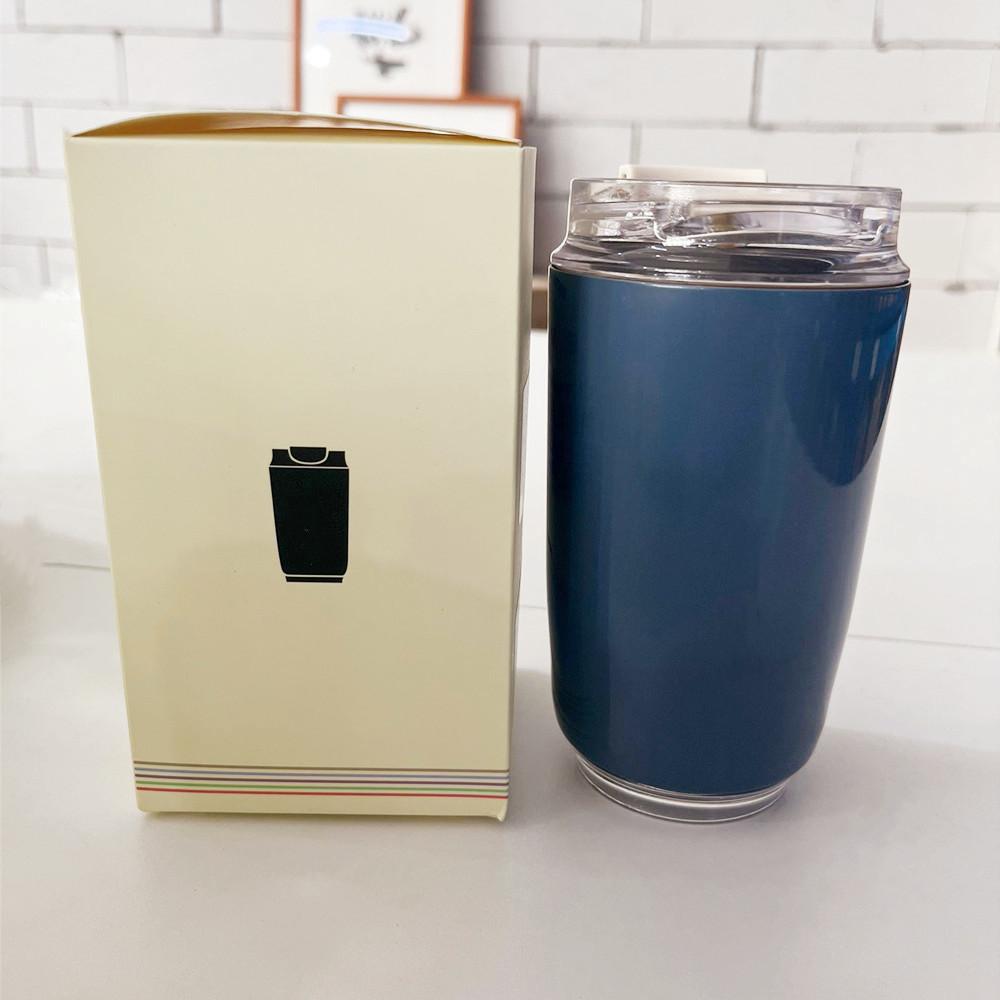 

240 мл Чашка для напитков Дорожная Портативная Автомобильная Кружка для питья Нержавеющая сталь Вакуумная Герметичная 240 мл Кофейный термос 240ml темно-серого