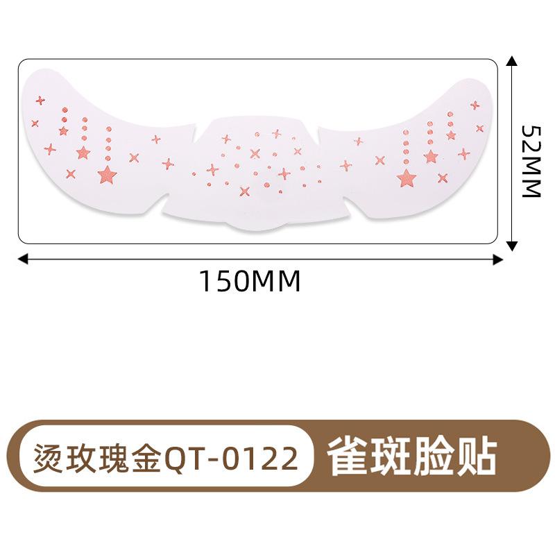 Supply Makeup Face Stickers Valentine'S Day Cute Love Ball Decoration Creative Freckles Tattoo Stickers Hot Gold And Silver