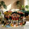 Custom Name Personalized Crayon Shin chan  Print Blanket, Home Decor, Bedroom, Sofa, Camping, Couch, Gifts for Birthday Christmas