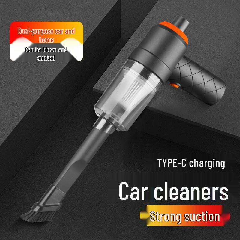 High-Power Dual-Motor Wireless Vacuum: Suction & Blowing, Ideal for Car & Home Dust Removal