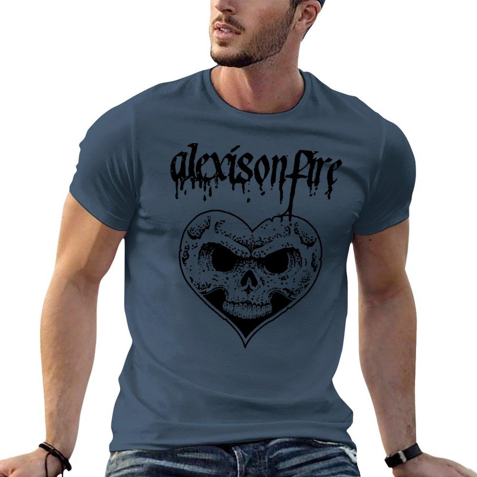 Alexisonfire Merch Alexis On Fire Logo Tshirt Breathable Sportswear Tshirt For Unisex S