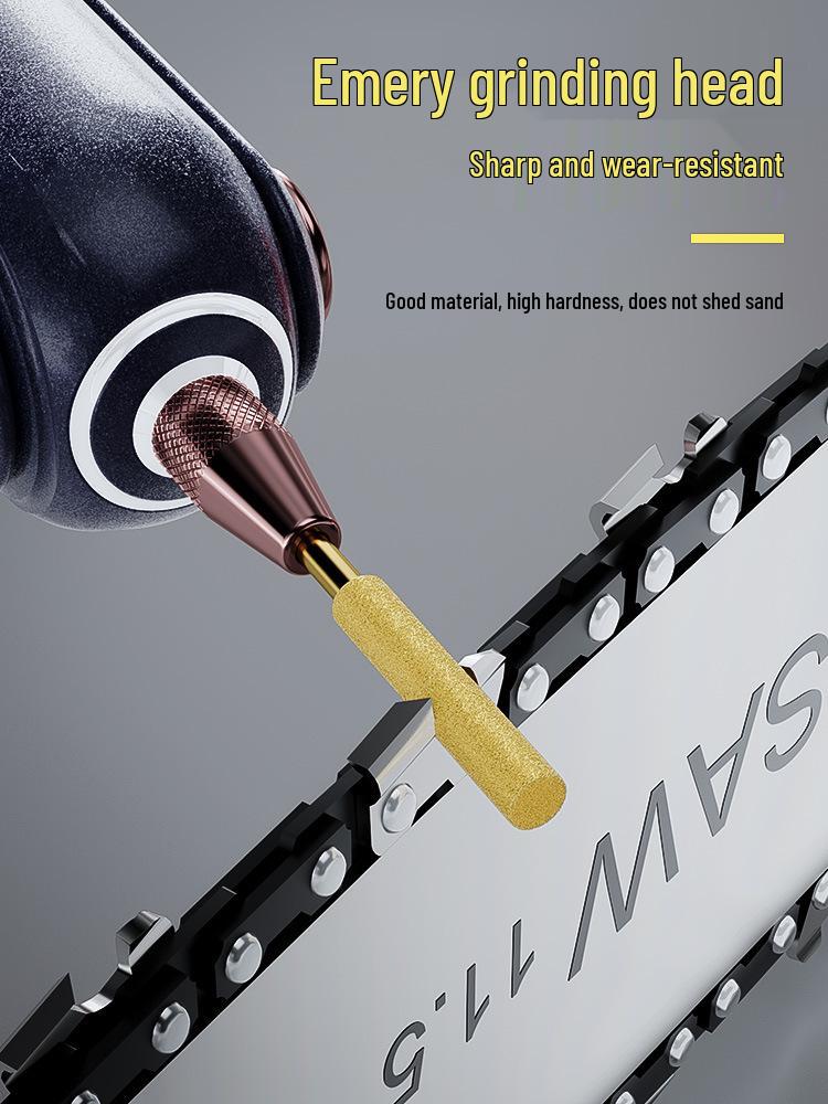 Handgeführter Kettenschleifer für Motorsägen mit Diamantschleifkopf für Holzfällersägen Schärfer