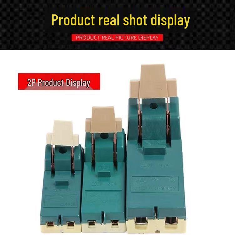 Household Single-Throw Knife Switch, 220V/380V 63A, Green, 32A Capacity