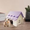 Hamsterhaus, Spielzeug, Haustier, Kleintier-Versteck, Hütte mit porösem Design, belüfteter, sicherer Nistplatz für Hamster, Goldbären, Eichhörnchen