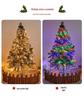 LED Round Tree Topper: Low-Voltage Waterfall Hanging Lights for Christmas Tree
