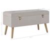 VidaXL Banc avec Compartiment de Rangement Tabouret Banc d'Entrée Salon Chambre à Coucher Salle de Séjour Intérieur 80 cm 329932
