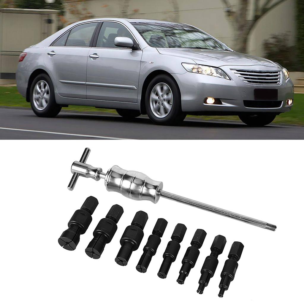 9pcs Set Blind Hole Slide Hammer Pilot Bearing Puller Internal Extractor Removal Kit