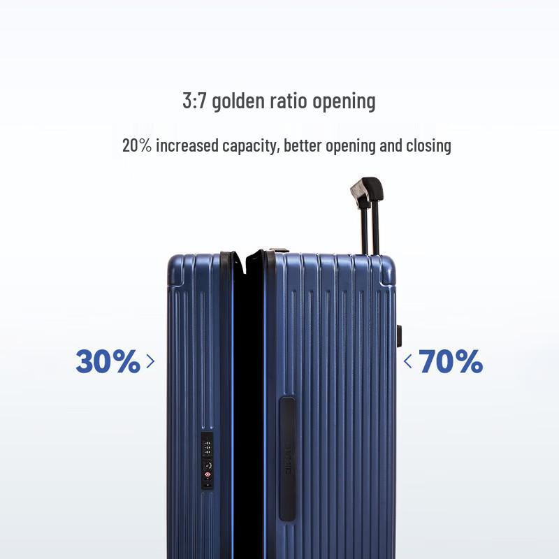 OIWAS Hard-Shell Luggage with 3:7 Split Design