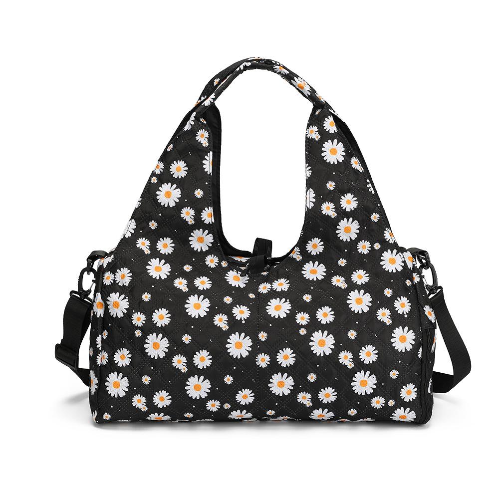 Women's Personalized Printed Casual Travel Bag for Traveling and Wet Separation Can Be Used for Pull-up Fitness Bag