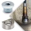 Ledaut M18X1.5 Bung And Plug Notched Style (2 Bungs/ 2 Plugs) Notched Style Fitting Bungs M18X1.5