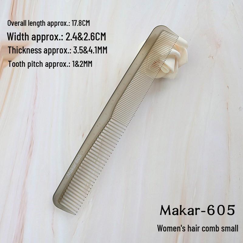 Hot-Selling Professional Dual-use Hairdressing Comb: Fine & Coarse-Toothed, Anti-static, Rubber Handle