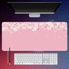Rosa Kirschblüten Mauspads Groß Computer Büro Spieltischmatten XXL Gummi Antirutsch Gaming Tastatur Mauspads Schreibtischunterlagen