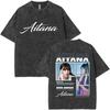 Washed Vintage Singer Aitana Graphic T-shirt CUARTO AZUL Print T-shirts  Women Fashion Pop Music T Shrit Streetwear Fans Gift