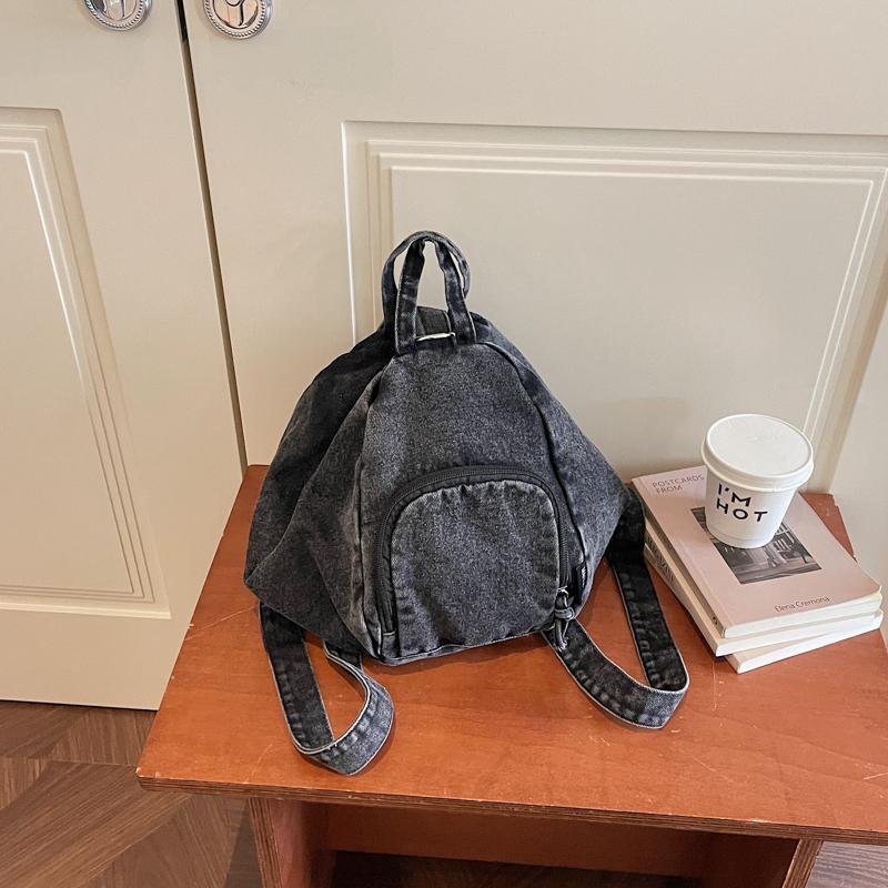 Summer Fashi Denim Commuting Women's Shoulder Bags Simple Versatile Backpack 2026 New Large Capacity Crossbody Bags