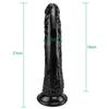 RUNYU Gerçekçi Dildo Cilt Hissi Kadınlar için Seks Oyuncakları Vantuzlu Siyah Penis Kadın Mastürbatörü Anal Seks Ürünü