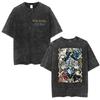 2026 Anime Qifrey Coco Kapelusz Czarownicy Atelier Vintage Spłowiony T-shirt Męski Damski Harajuku Moda Oversize Bawełniany T-shirt Streetwear