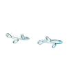 Orecchini a Bottone Foglia Tenera in Argento Sterling 925 Fresco Orecchini Minimalisti per Interessi Speciali Accessori per la Cura delle Orecchie Dolce Moda