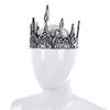 Halloween Crown Soft PU Crown Antique Tiara-Headband King Crown for-Cosplay Prom