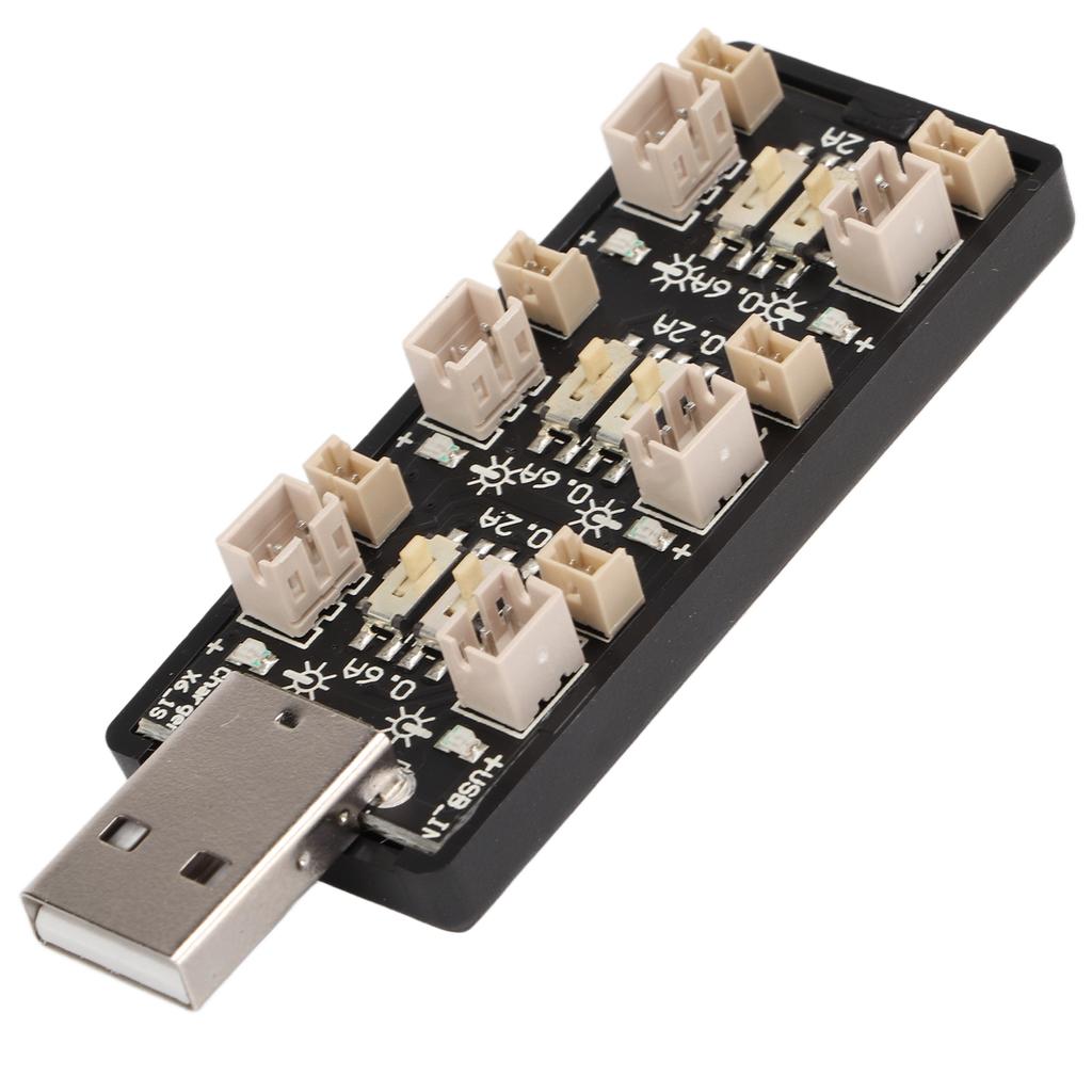 LiPo Battery USB 6 Independent Outputs 3.7V4.35V Smart Charging Tool for RC Model Toy