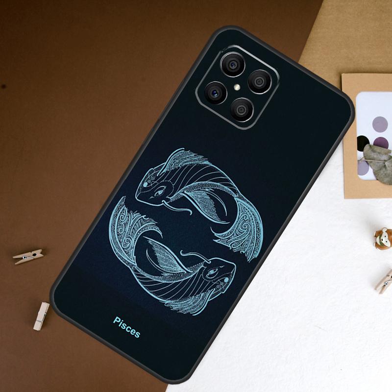 Zodiac Sign Case For Honor Magic 5 Lite Magic 6 Pro 50 70 90 X6 X7 X8 X9 8X X7a X6a X8a X9a X9b Cover