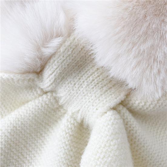 Thickened Warm Wide Noble Thermal Scarf Women Autumn Winter Imitation Rabbit Fur Scarf